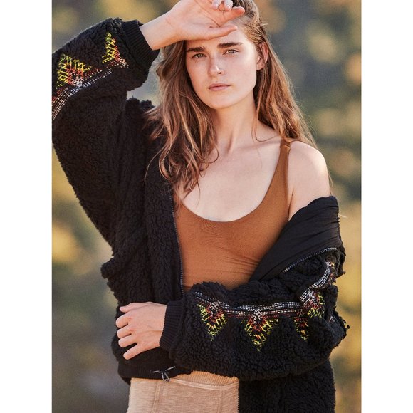 NWT FP Movement Lodge Livin' Jacket / Black Combo - Picture 3 of 8